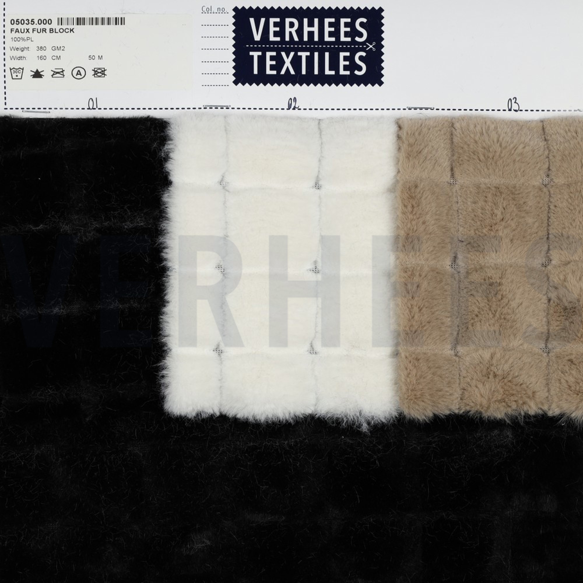 FAUX FUR BLOCK BLACK (high resolution) #4