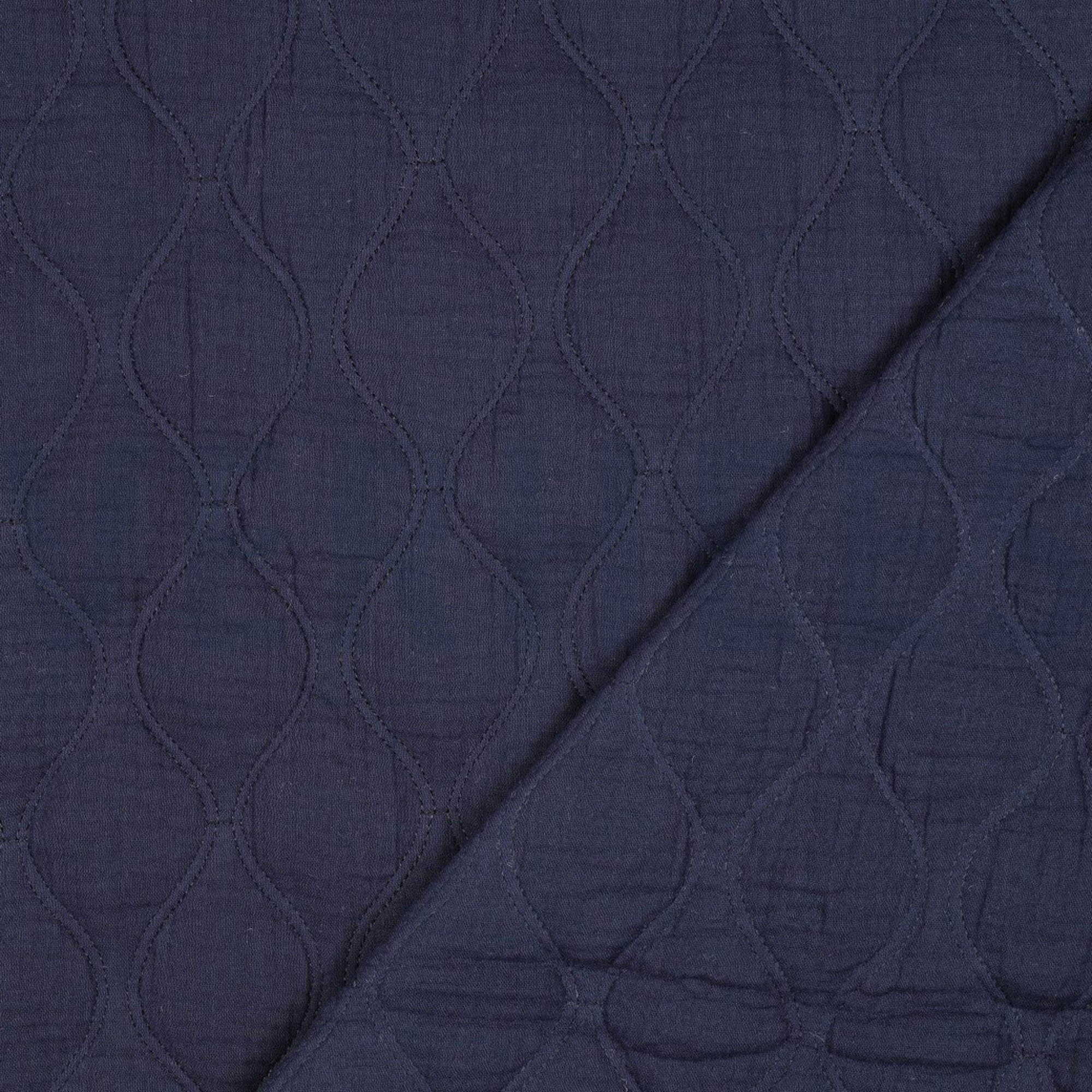 DOUBLE GAUZE QUILT NAVY (high resolution) #4