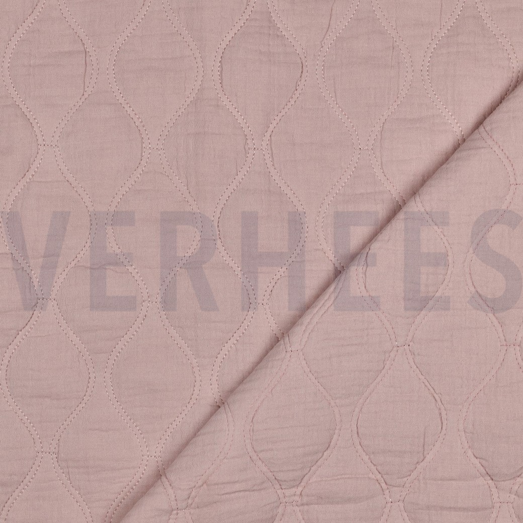 DOUBLE GAUZE QUILT SOFT ROSE #4