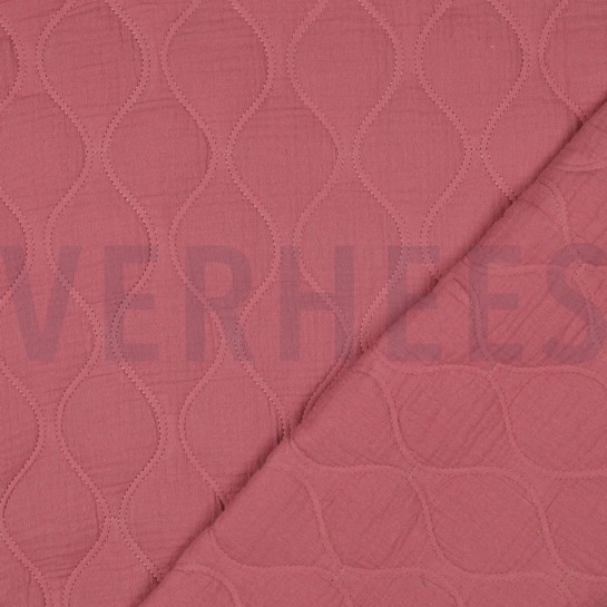 MUSSELIN QUILT MAUVE #7