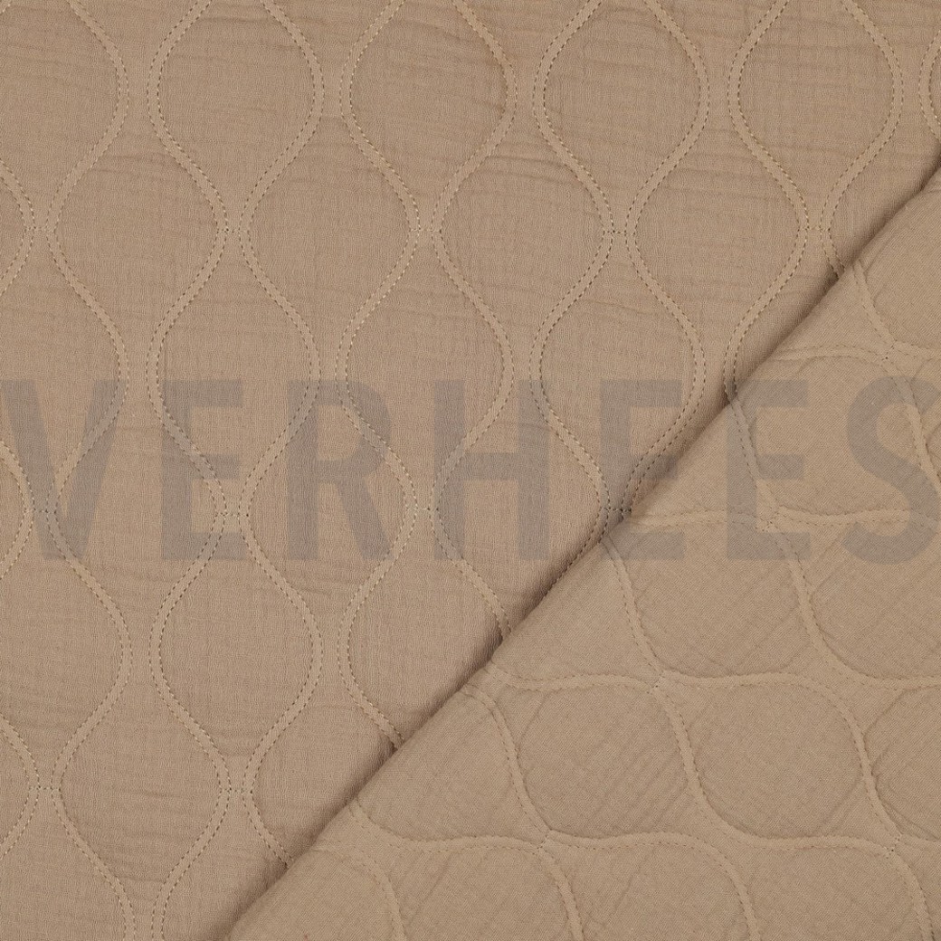 DOUBLE GAUZE QUILT BEIGE #4