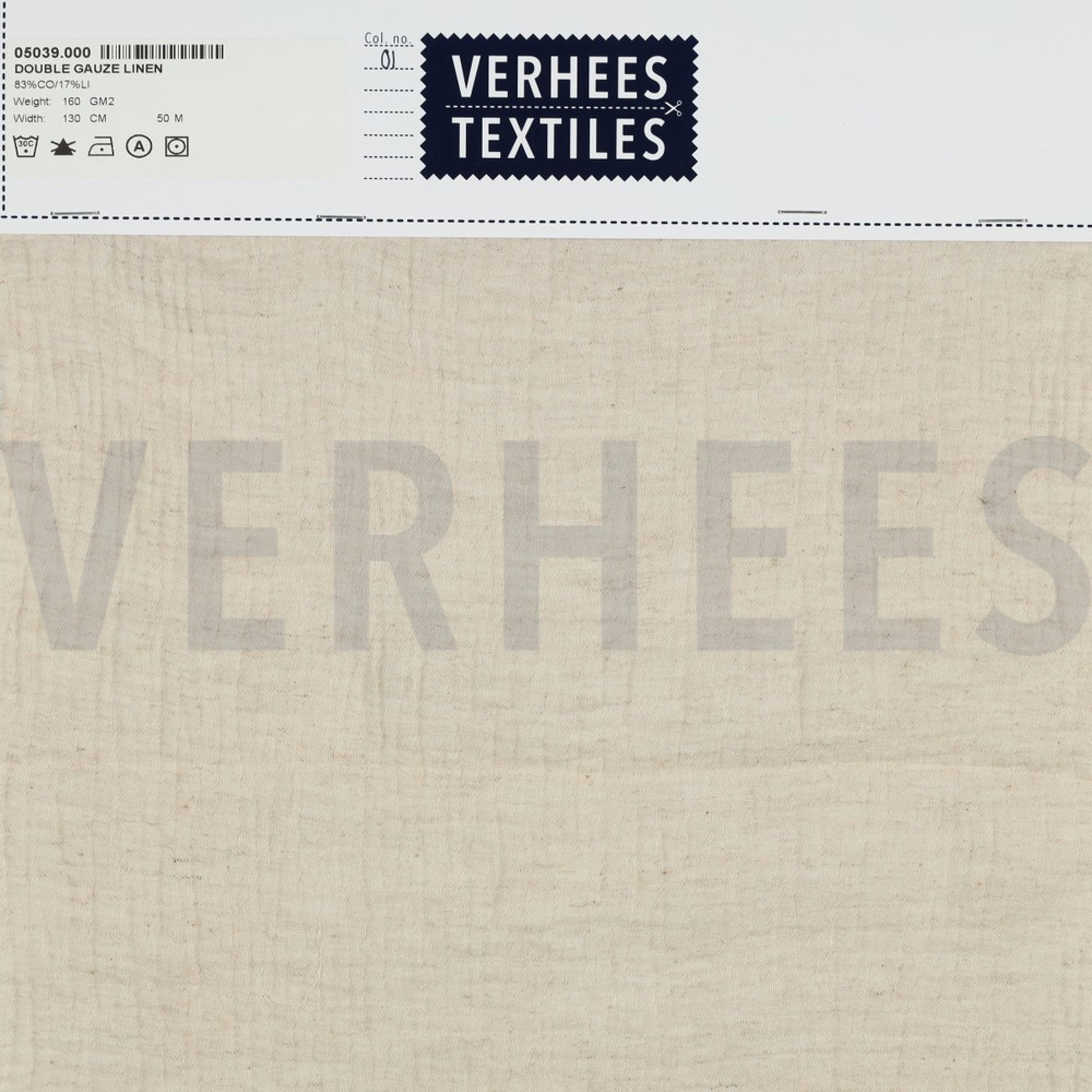 DOUBLE GAUZE LINEN NATURAL (high resolution) #4