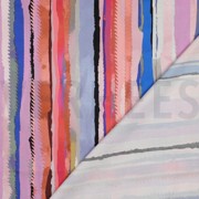 COTTON SATIN DIGITAL STRIPES MAUVE (thumbnail) #4