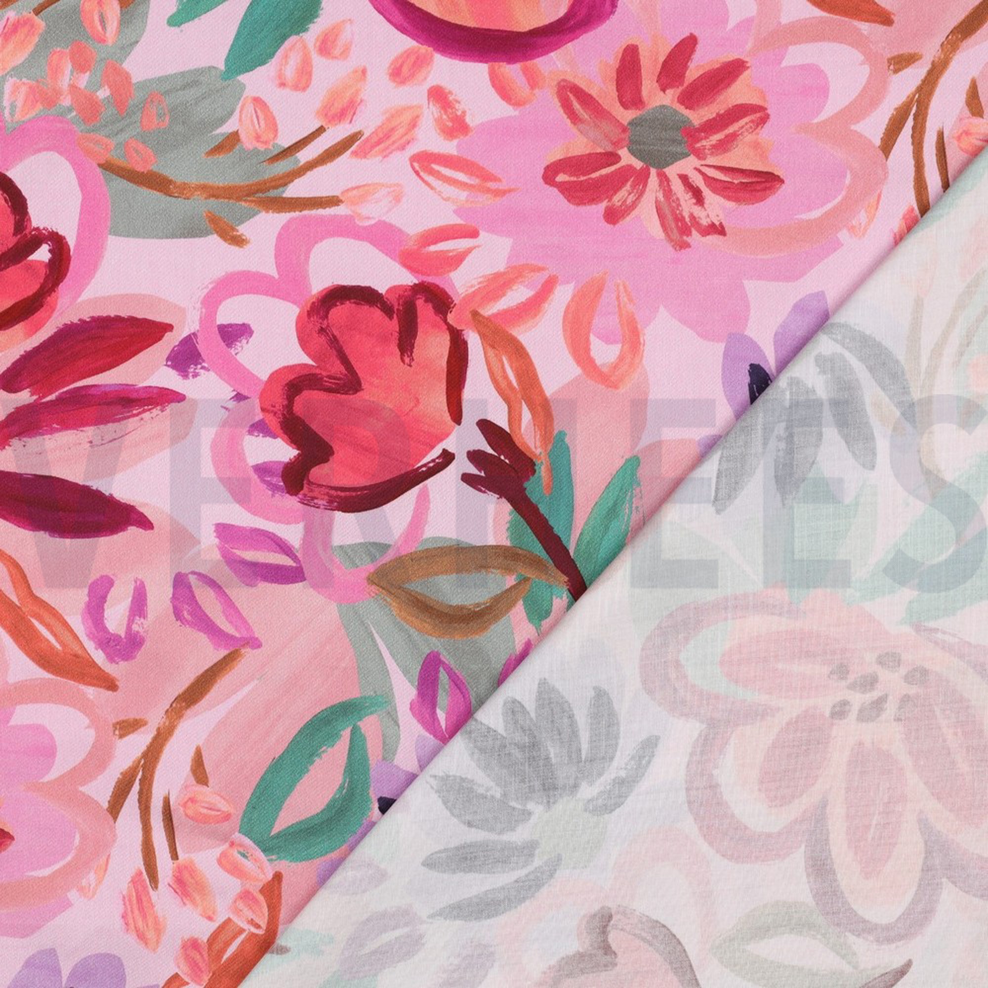 COTTON SATIN DIGITAL FLOWERS LIGHT PINK (high resolution) #4