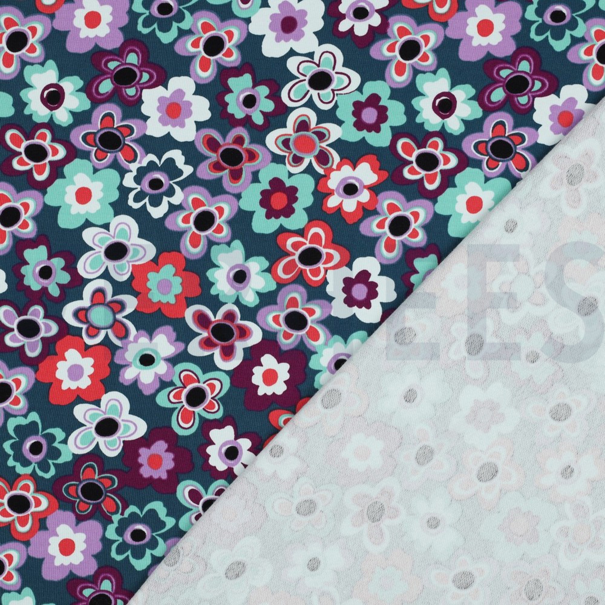 FRENCH TERRY FLOWERS PETROL (high resolution) #4