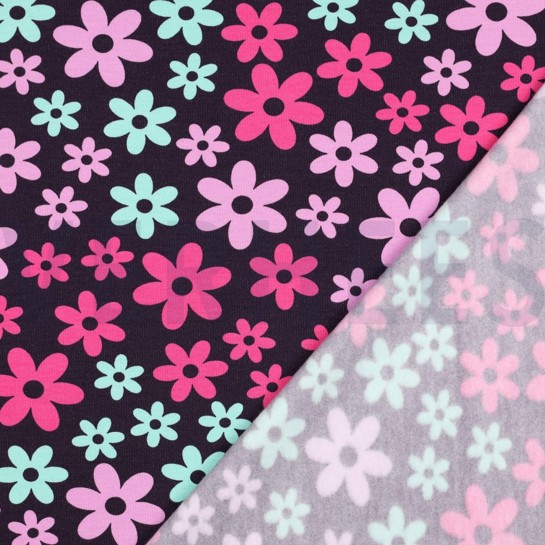 SOFT SWEAT BLOEMEN ANTRACIET #7