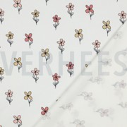 WAFFLE JERSEY FLOWERS BORDEAUX (thumbnail) #4