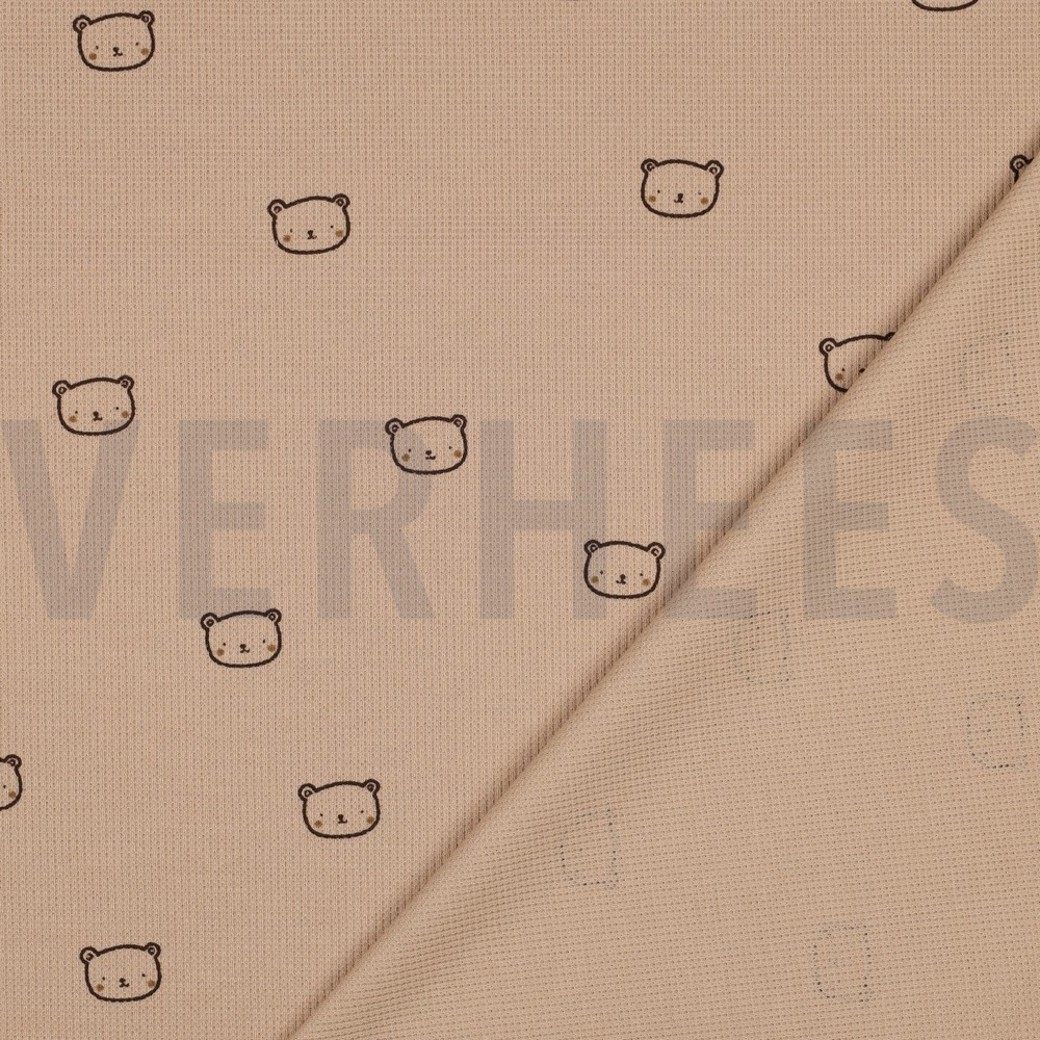 WAFFLE JERSEY BEARS CAMEL #4