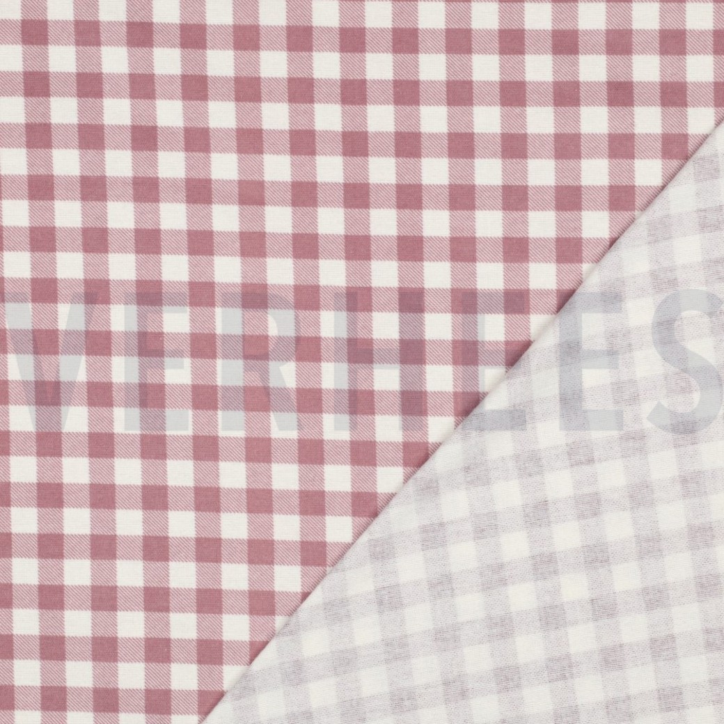 FLANNEL CHECKS MAUVE #4