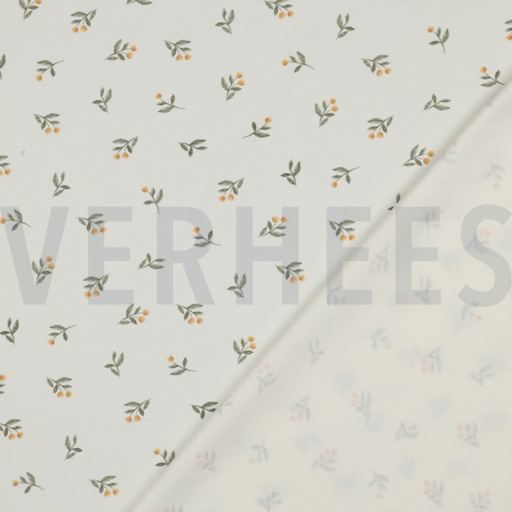 JERSEY DIGITAL FOREST ANIMALS WHITE #4