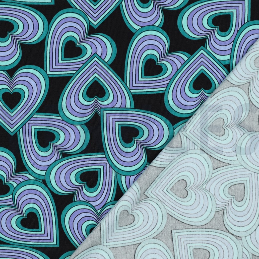 JERSEY HEARTS BLACK #4