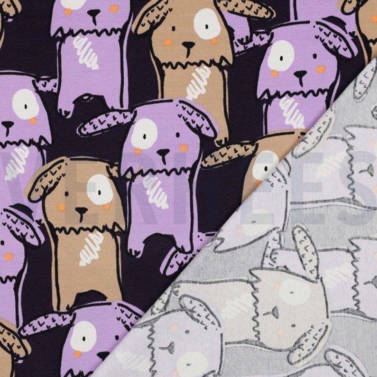 JERSEY HUNDE DUNKELVIOLETT #7