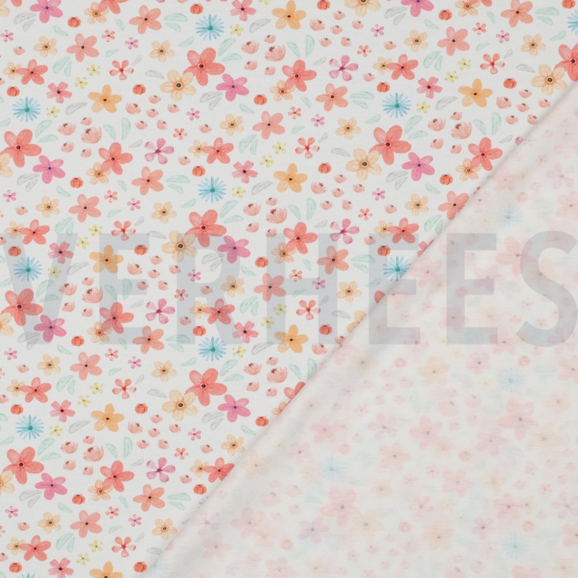 JERSEY GOTS DIGITAL FLOWERS WHITE (high resolution) #4