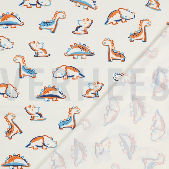 JERSEY GOTS DINOSAURIER GEBROCHEN WEISS #7