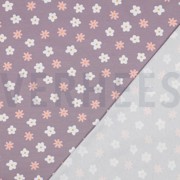 JERSEY GOTS DUCKS AND FLOWERS MAUVE (thumbnail) #4