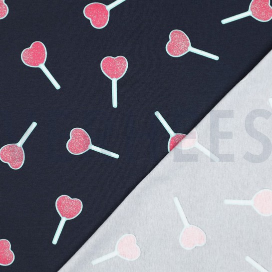 JERSEY GLITZER LOLLIPOP MARINEBLAU #7