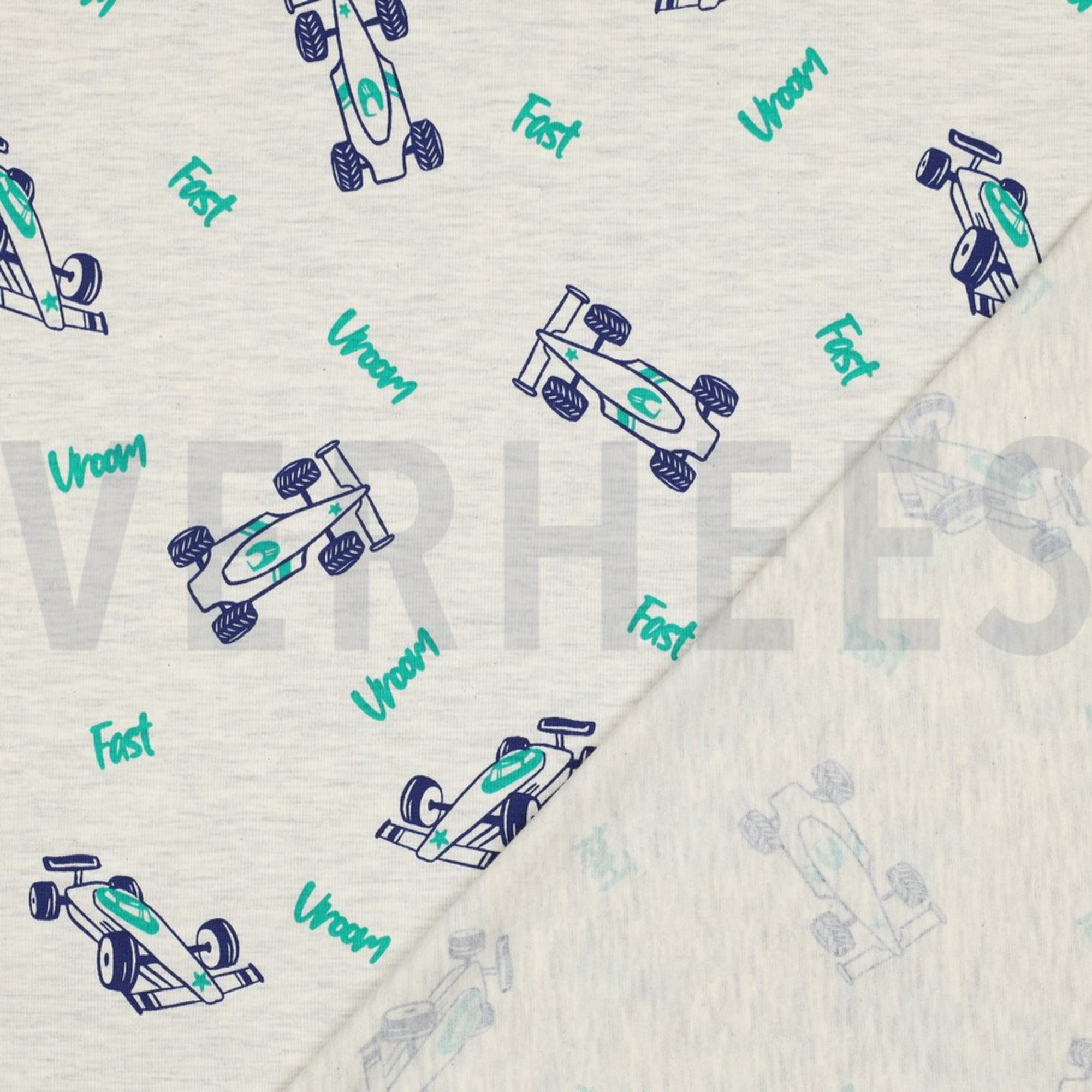 JERSEY MELANGE RACECARS ECRU (high resolution) #4