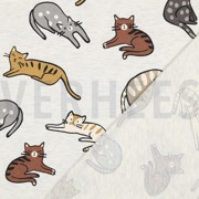 JERSEY MELANGE CATS ECRU (thumbnail) #4