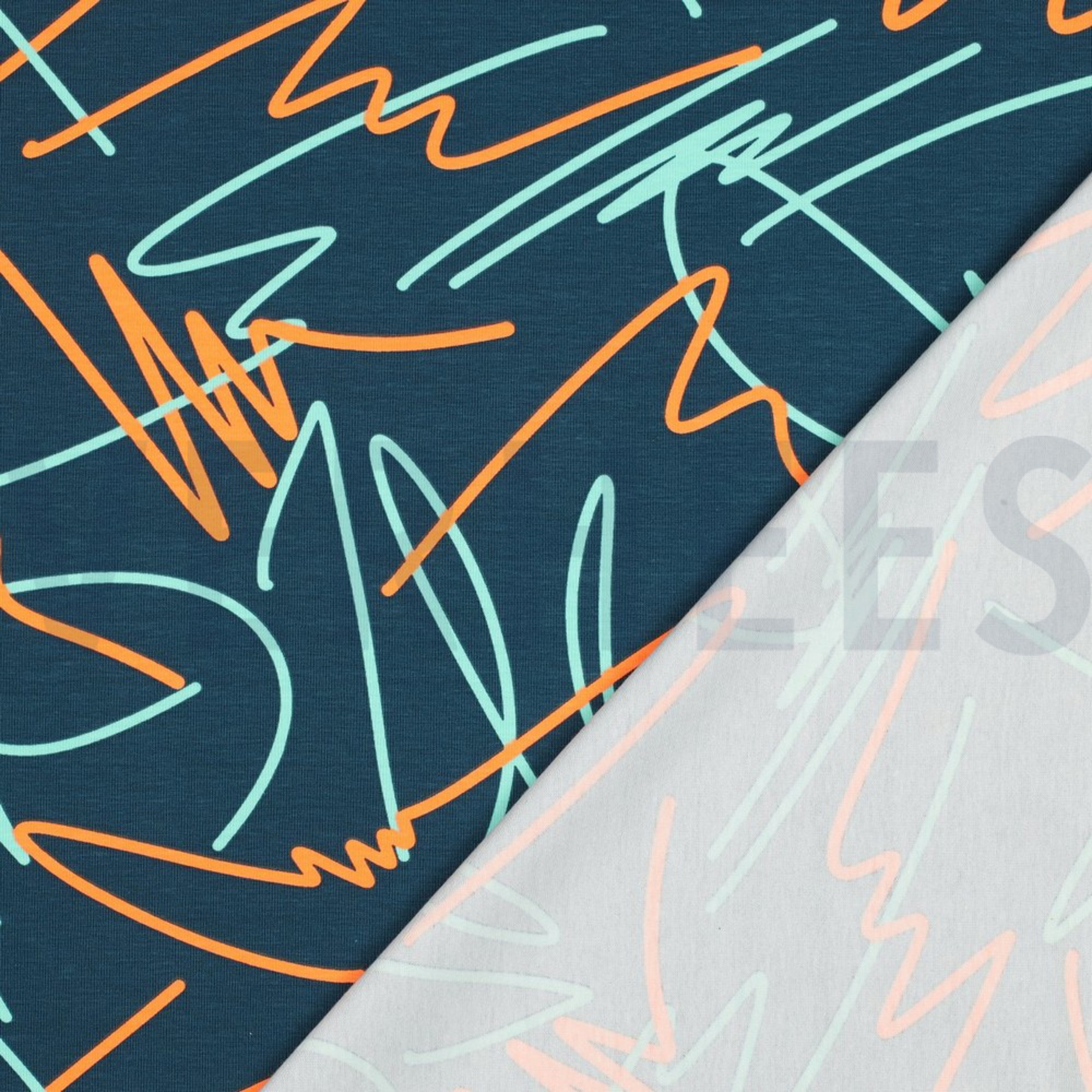 JERSEY NEON ABSTRACT PETROL (high resolution) #4