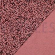 DOUBLE GAUZE FLOWERS BORDEAUX (thumbnail) #4