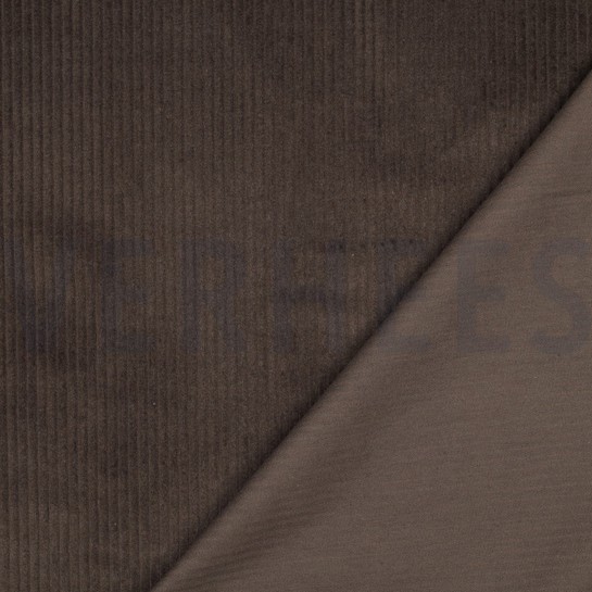 GEWASSEN RIBCORDUROY 4.5W DONKERBRUIN #7