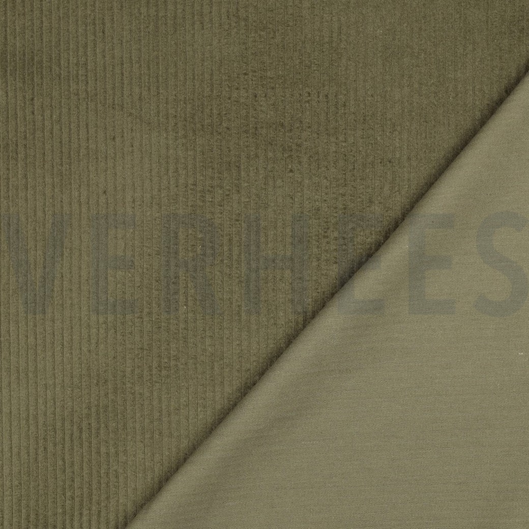 WASHED CORD 4.5W ARMY GREEN #4