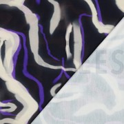 PUNTA DI ROMA DIGITAL ABSTRACT NAVY/OFF-WHITE (thumbnail) #4