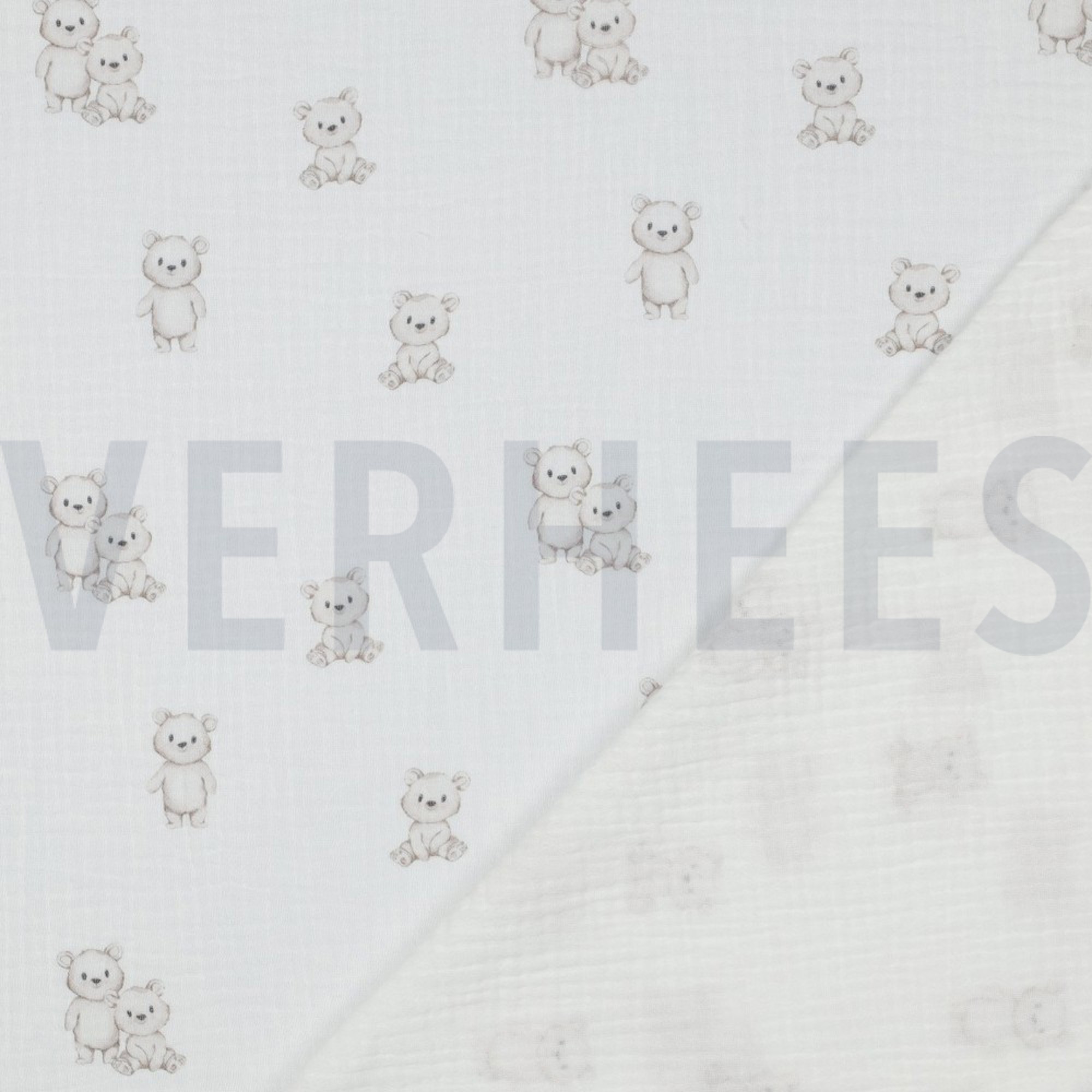 DOUBLE GAUZE GOTS DIGITAL ANIMALS WHITE (high resolution) #4
