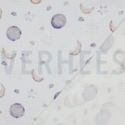 DOUBLE GAUZE GOTS DIGITAL MOON WHITE (thumbnail) #4