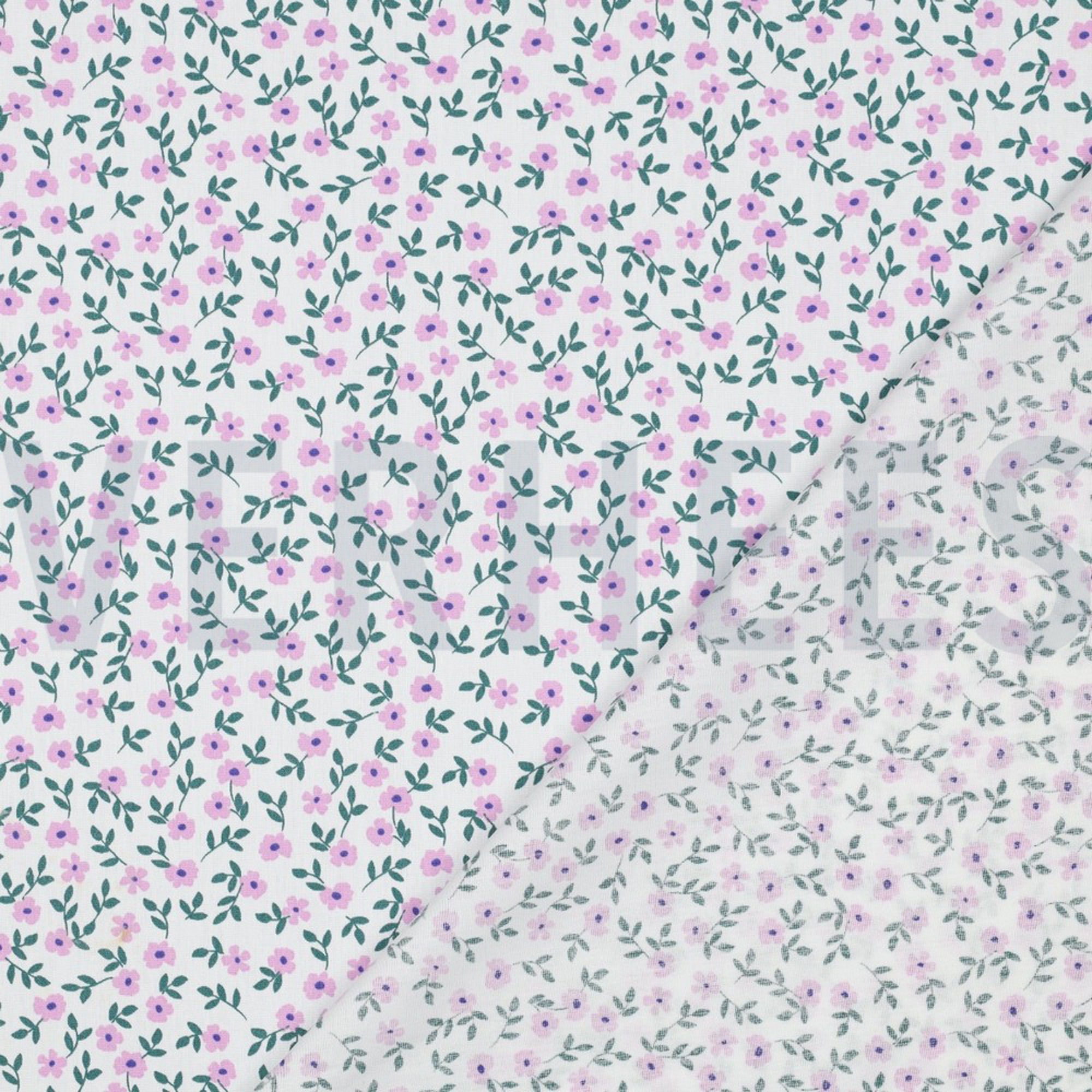 POPLIN GOTS FLOWERS WHITE (high resolution) #4
