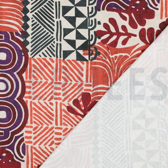 CANVAS DIGITAL ABSTRAKT ROT #7