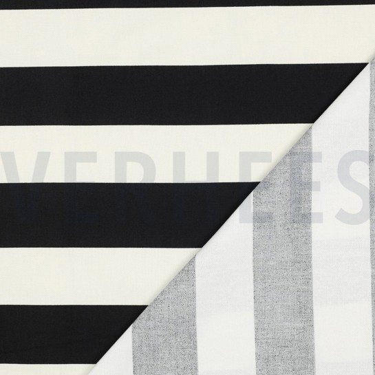 CANVAS STRIPES BLACK/OFF-WHITE #7