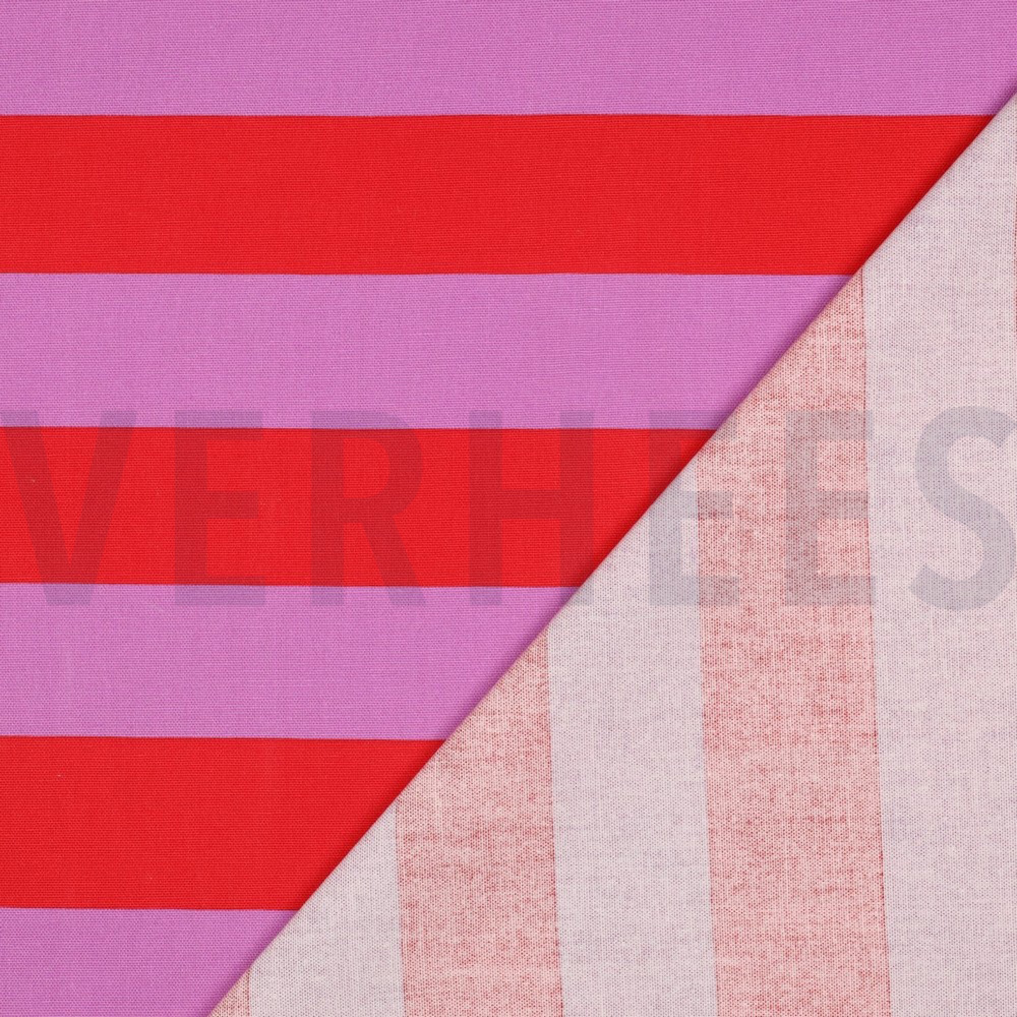 CANVAS STRIPES RED/MAUVE (high resolution) #4