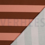 CANVAS STRIPES SALMON / BROWN (thumbnail) #4
