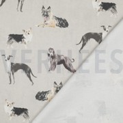 CANVAS DIGITAL DOGS ECRU (thumbnail) #4