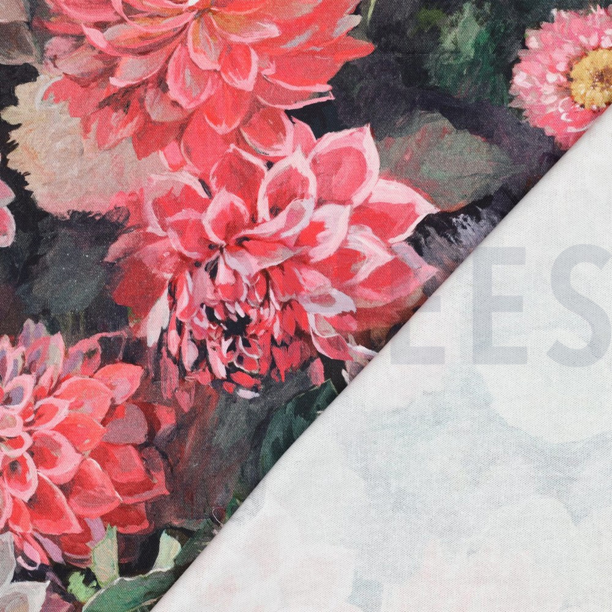 CANVAS DIGITAL FLOWERS RED (high resolution) #4