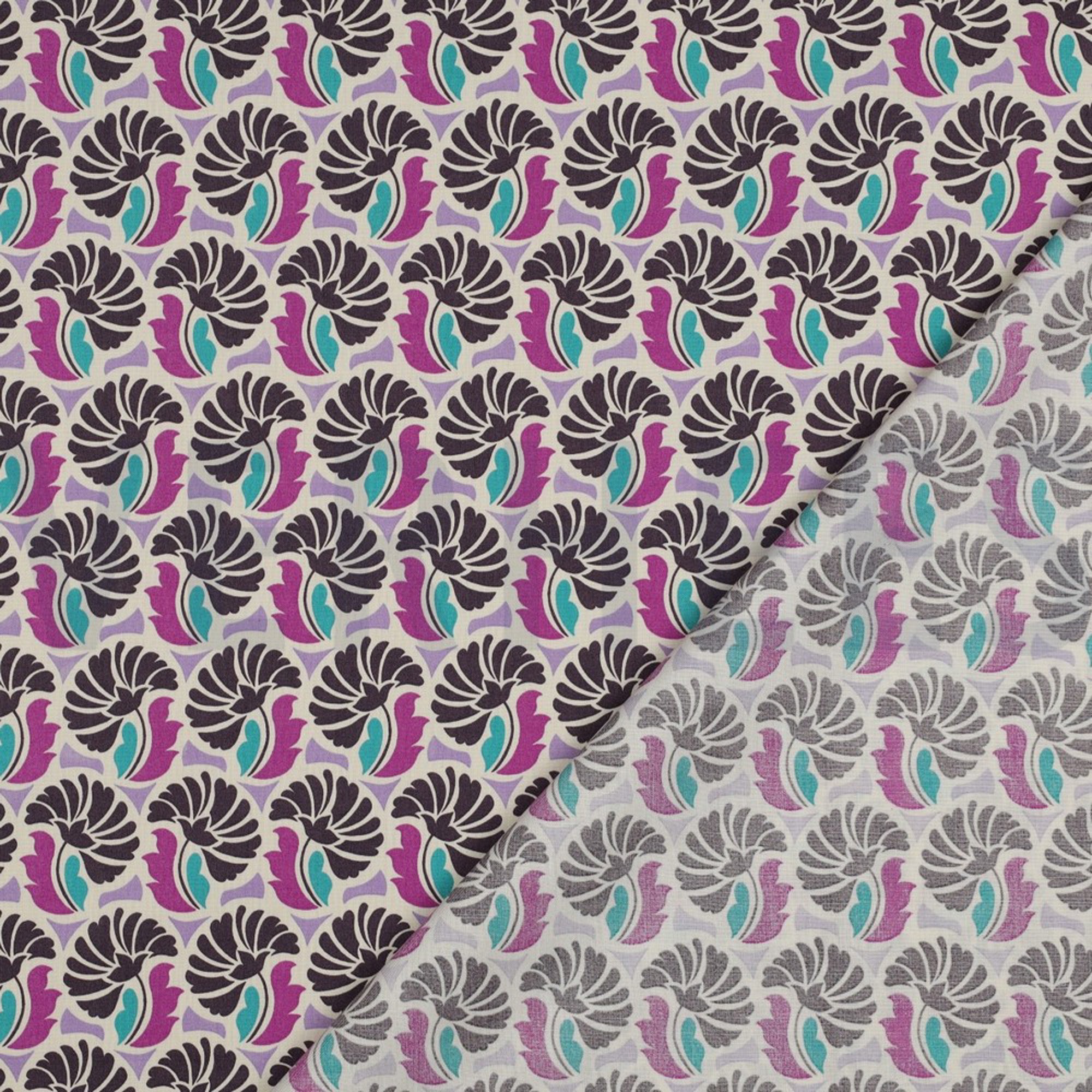FINE POPLIN FLOWERS PURPLE (high resolution) #4