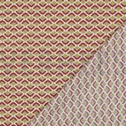 FINE POPLIN FLOWERS BORDEAUX (thumbnail) #4
