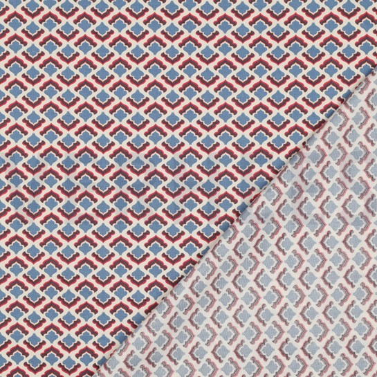 FINE POPLIN FLOWERS JEANS #7