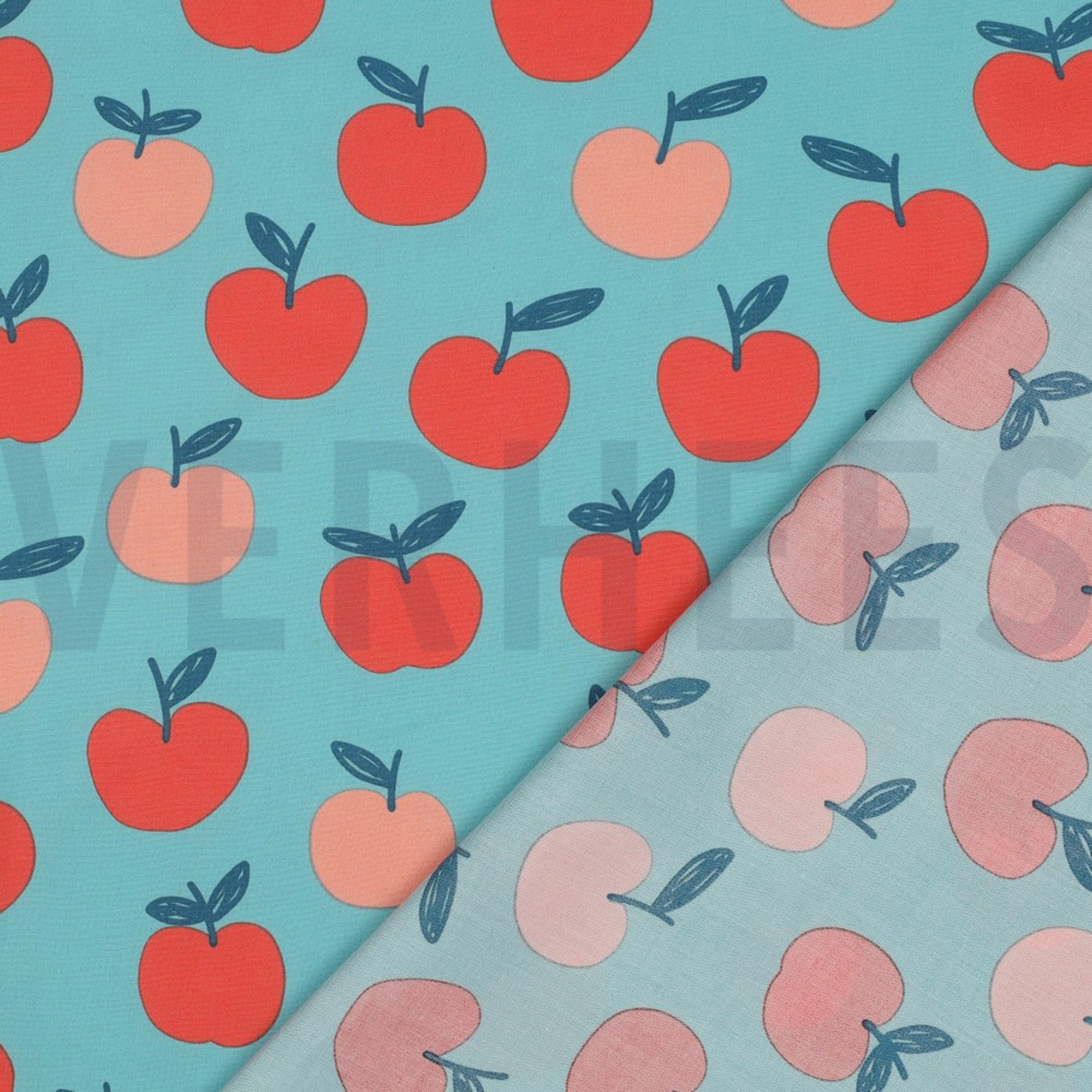 FINE POPLIN FRUIT LIGHT PETROL (high resolution) #4