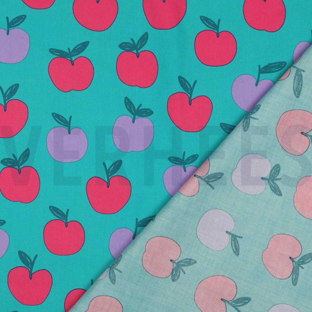 FINE POPLIN FRUIT PETROL #4