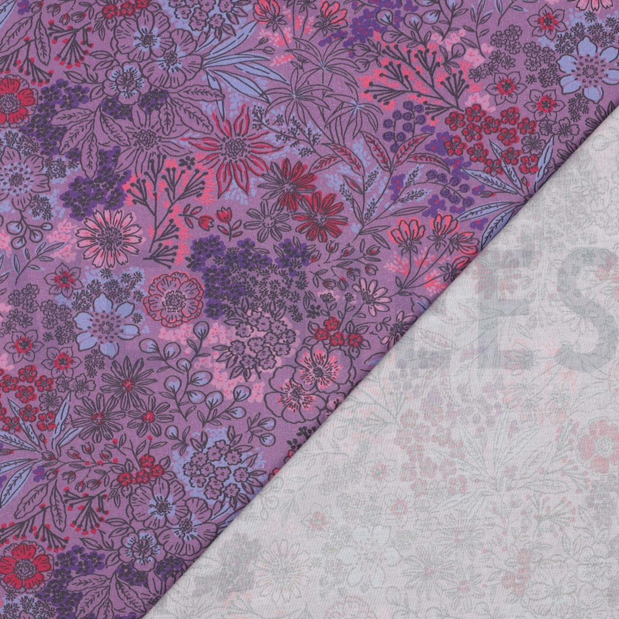 FINE POPLIN DIGITAL FLOWERS LAVENDER (high resolution) #4