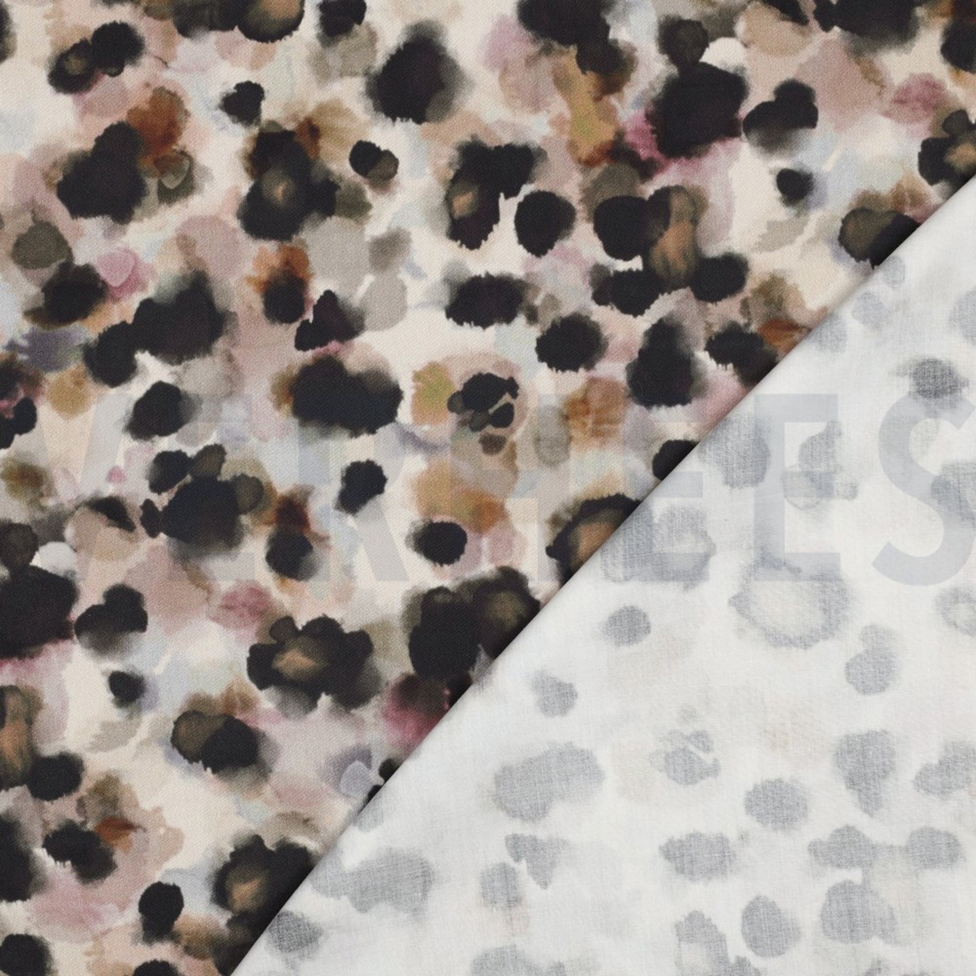 COTTON SATIN DIGITAL ANIMAL SKIN BEIGE (high resolution) #4