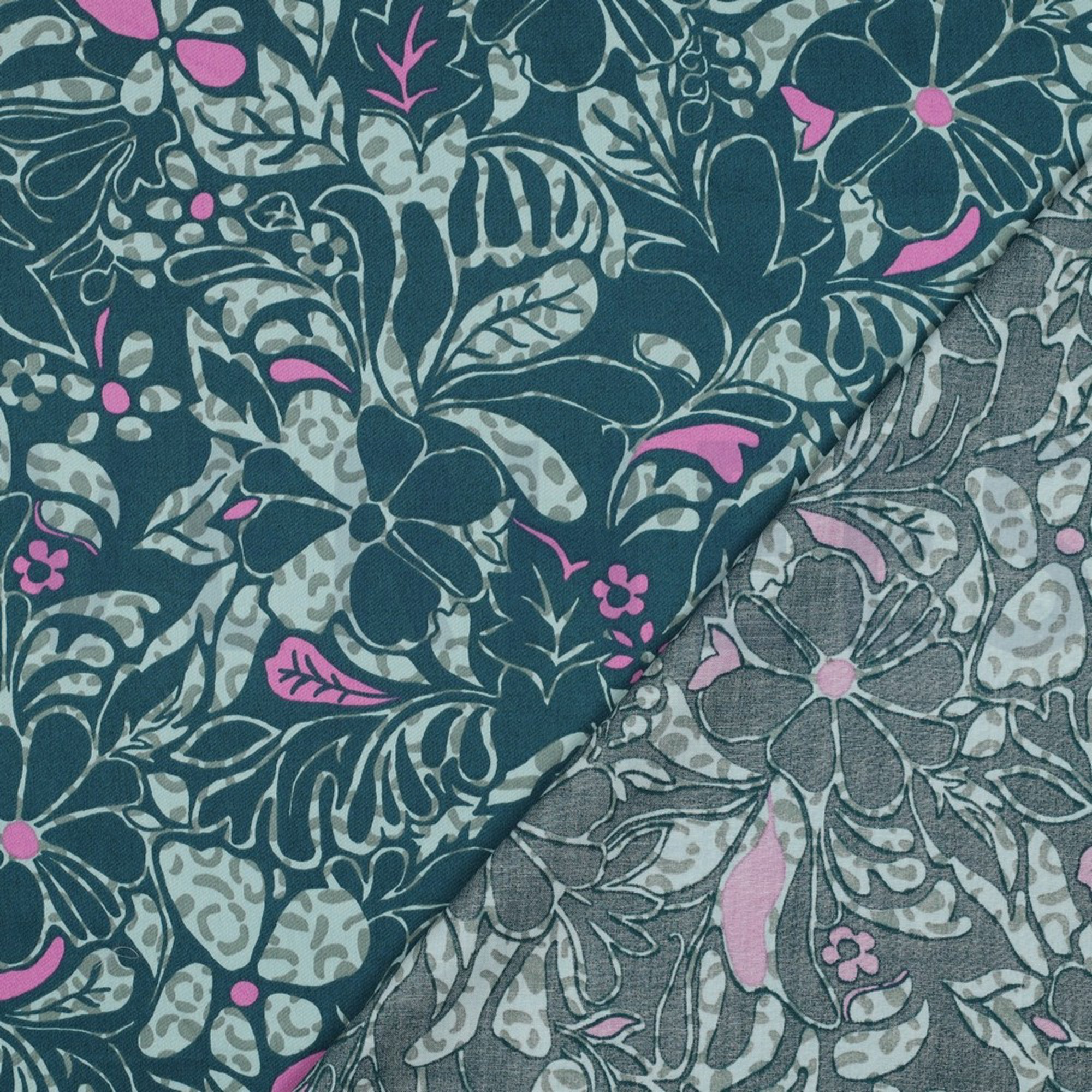 COTTON SATIN FLOWERS PETROL (high resolution) #4