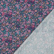 FINE POPLIN DIGITAL FLOWERS DARK PETROL (thumbnail) #4