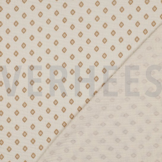 DOUBLE GAUZE GOTS NATURALS BOHEMIAN NATURAL #7