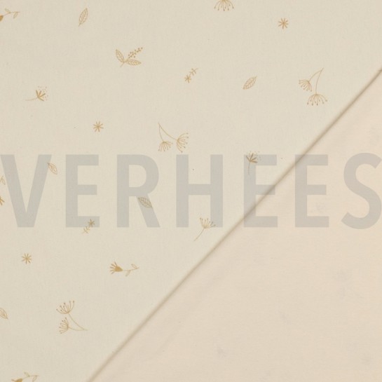 JERSEY GOTS NATURALS BLÄTTER NATUR #7