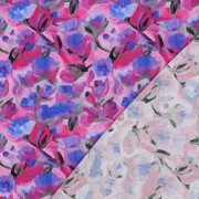 LENZING ECOVERO DIGITAL FLOWERS PURPLE (thumbnail) #4