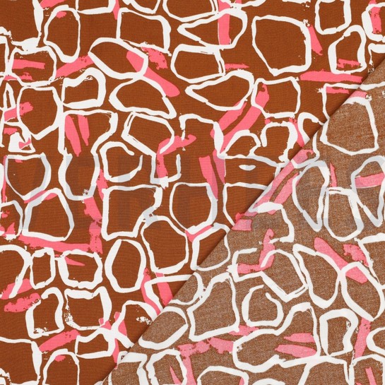 VISKOSE RADIANCE ABSTRAKT KARAMELL #7