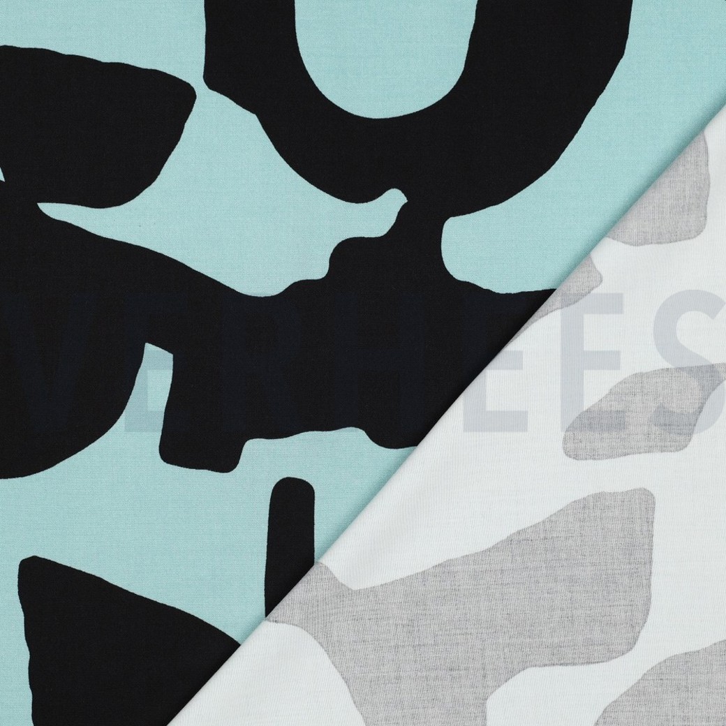 ROSELLA STRETCH GEOMETRIC LIGHT BLUE #4